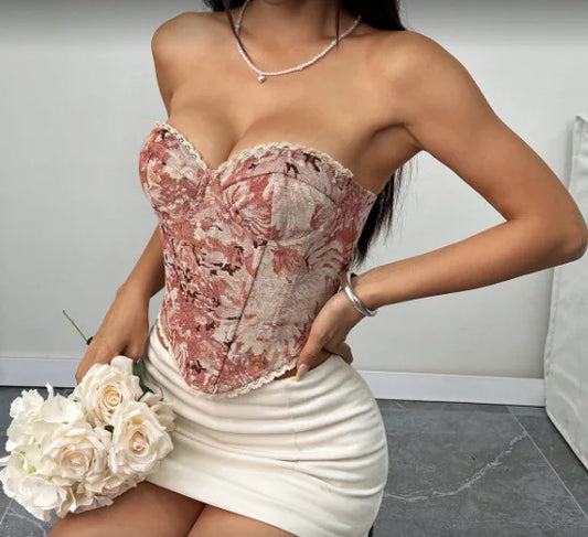 Vintage Flower Corset