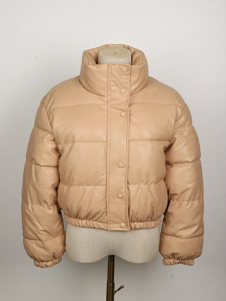 Puffer Inverno Couro