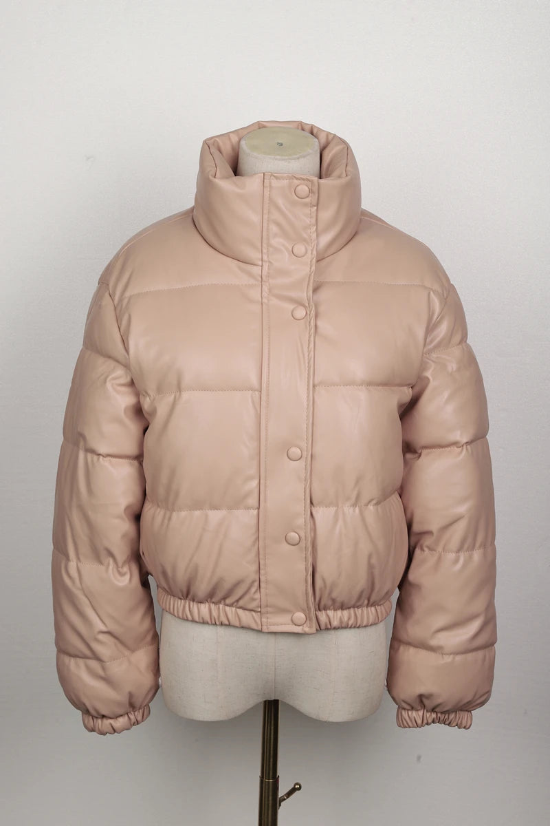 Puffer Inverno Couro