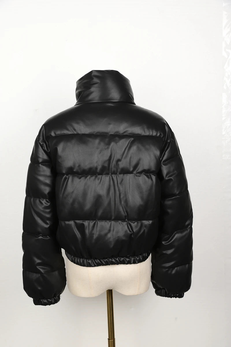 Puffer Inverno Couro