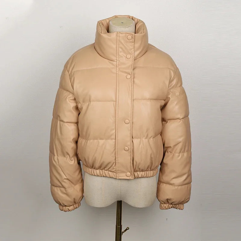 Puffer Inverno Couro