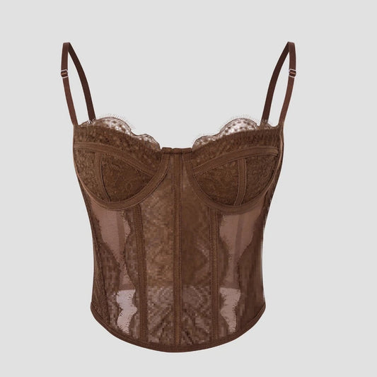 Corset Satin Lace