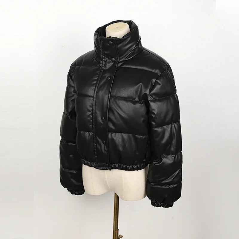 Puffer Inverno Couro