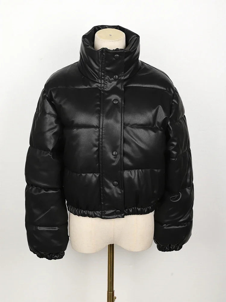 Puffer Inverno Couro