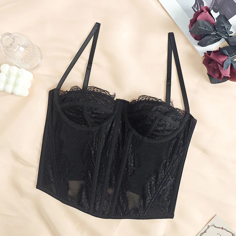 Corset Satin Lace