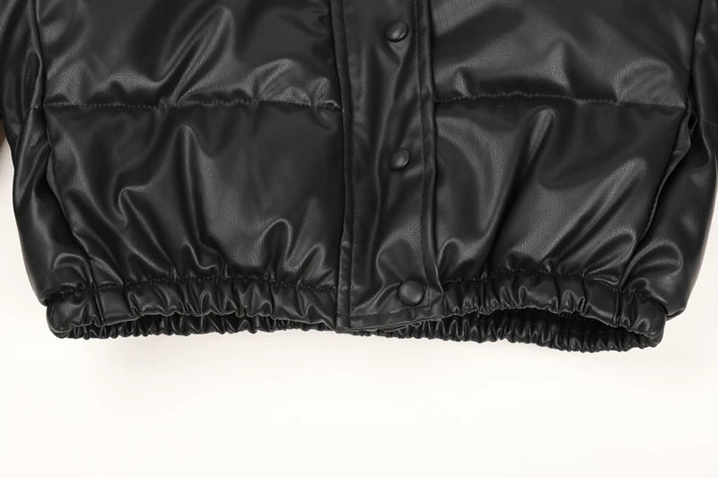 Puffer Inverno Couro