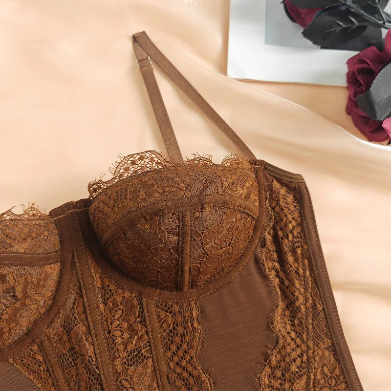 Corset Satin Lace