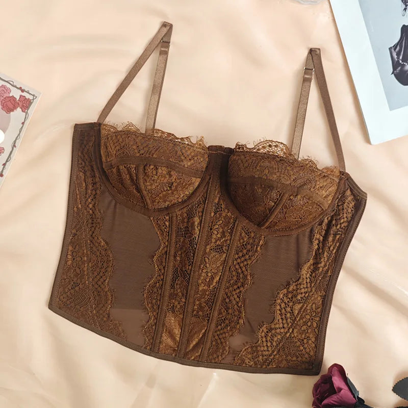 Corset Satin Lace