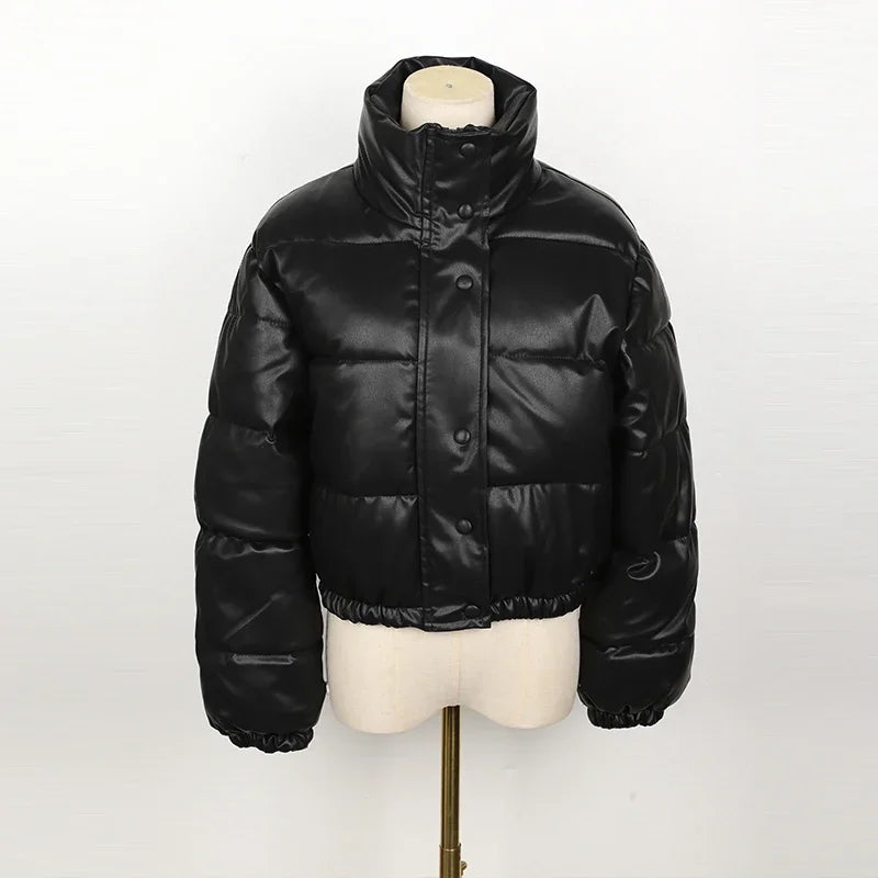 Puffer Inverno Couro