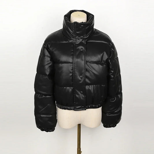 Puffer Inverno Couro