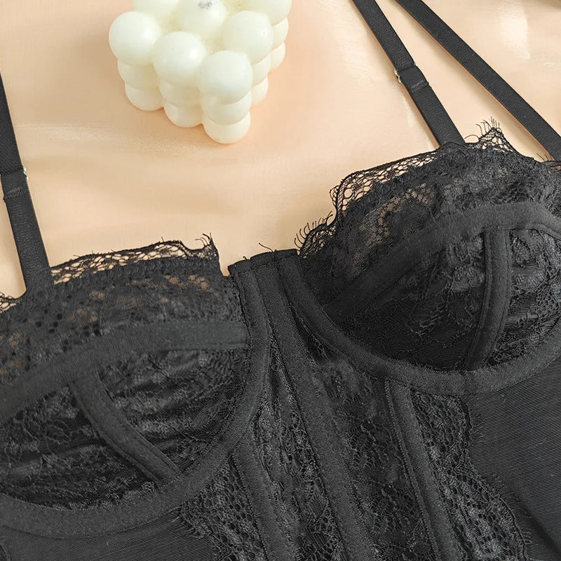 Corset Satin Lace