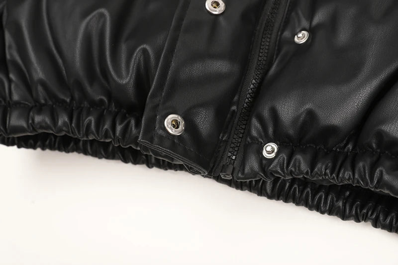 Puffer Inverno Couro