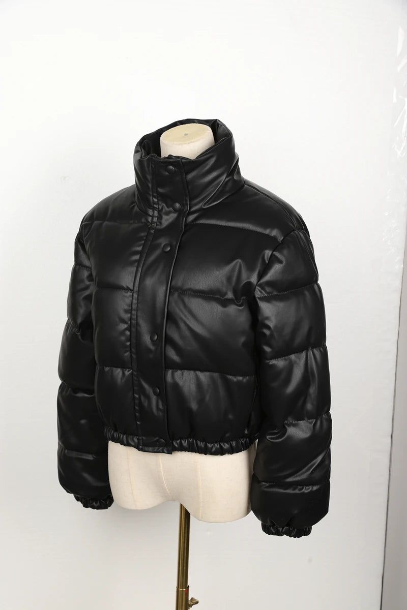 Puffer Inverno Couro
