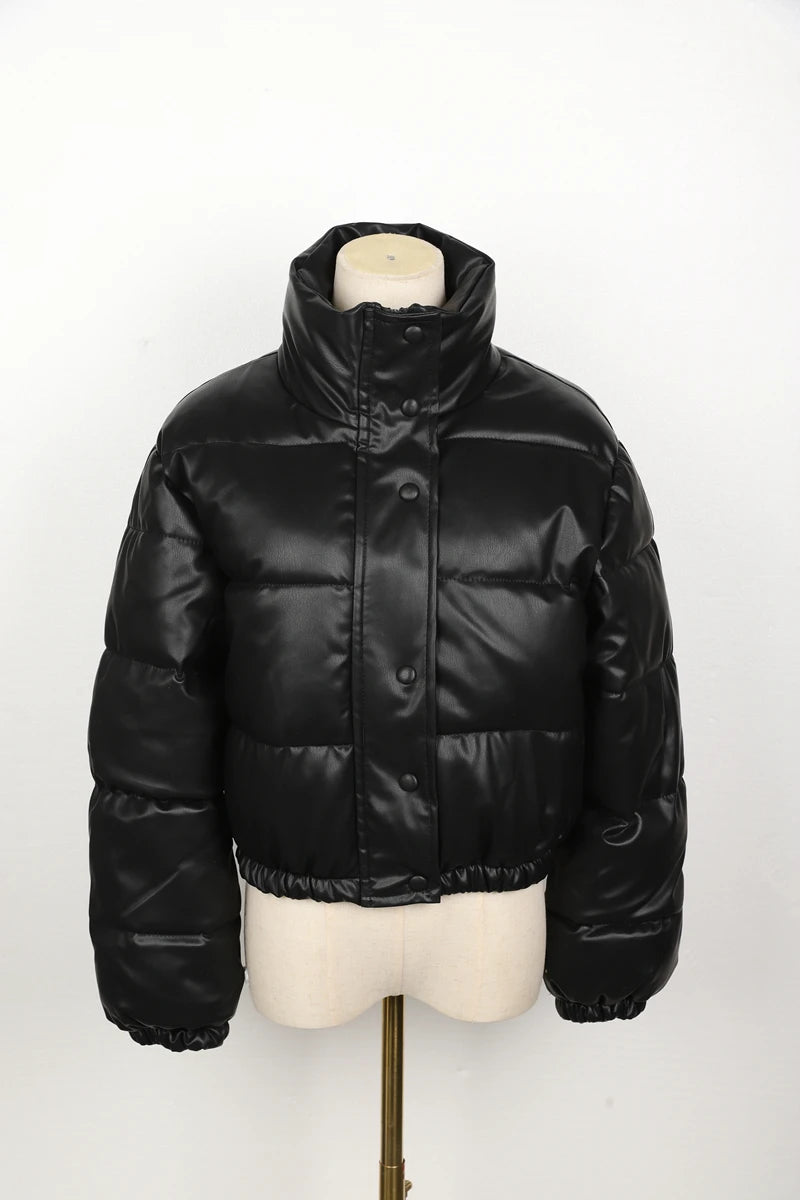 Puffer Inverno Couro
