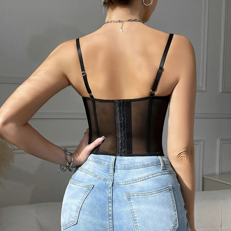 Corset Satin Lace