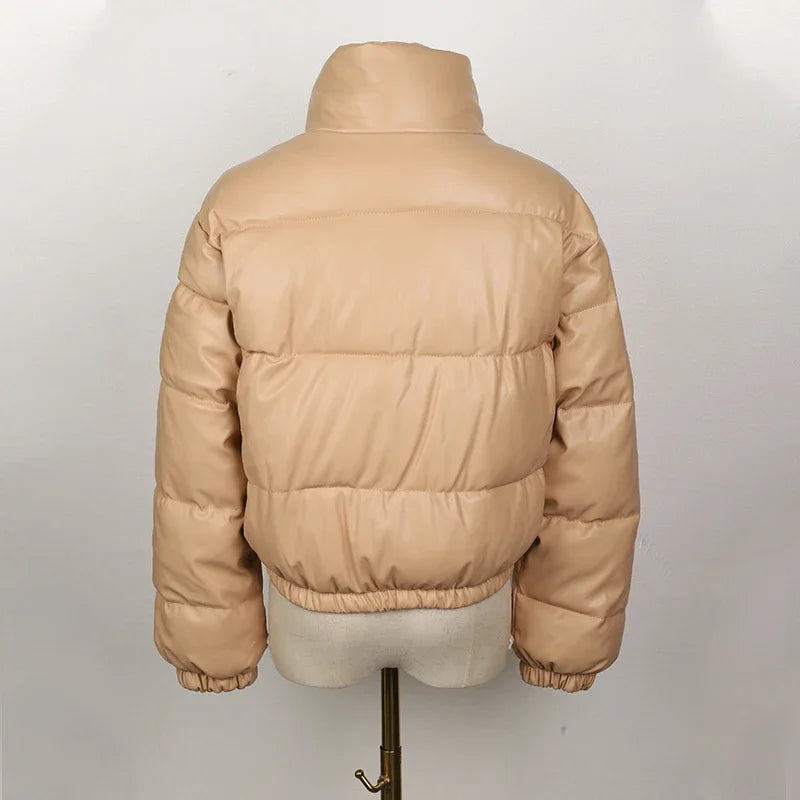 Puffer Inverno Couro
