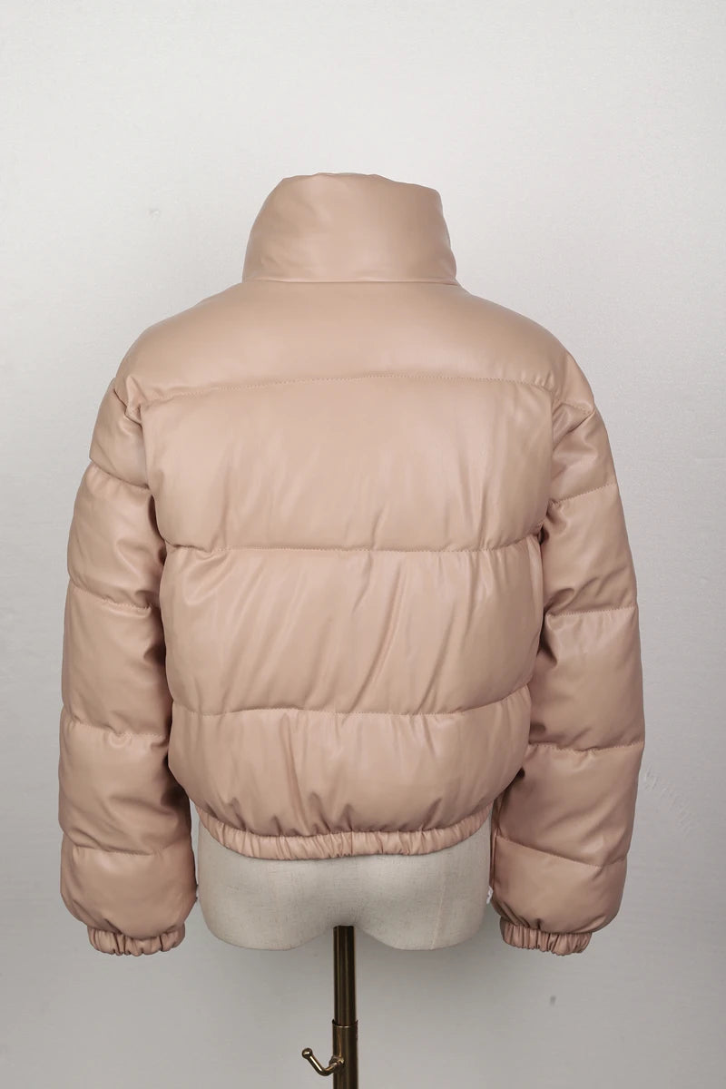 Puffer Inverno Couro
